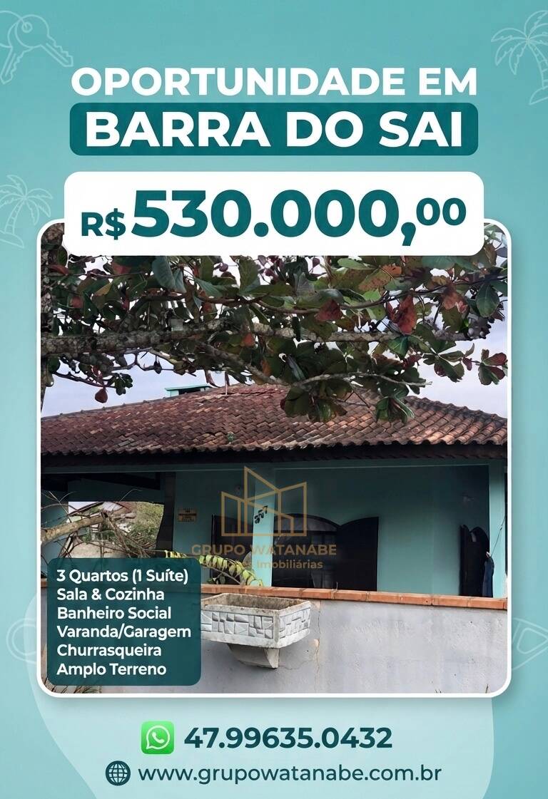 #C0016 - Casa para Venda em Itapoá - SC
